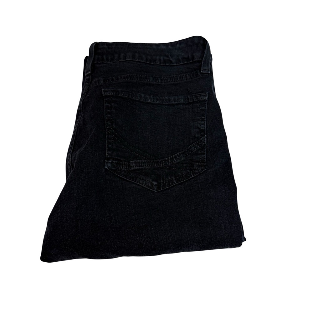 NYDJ size 8P Black Jeans Marilyn style straight leg no distressing
